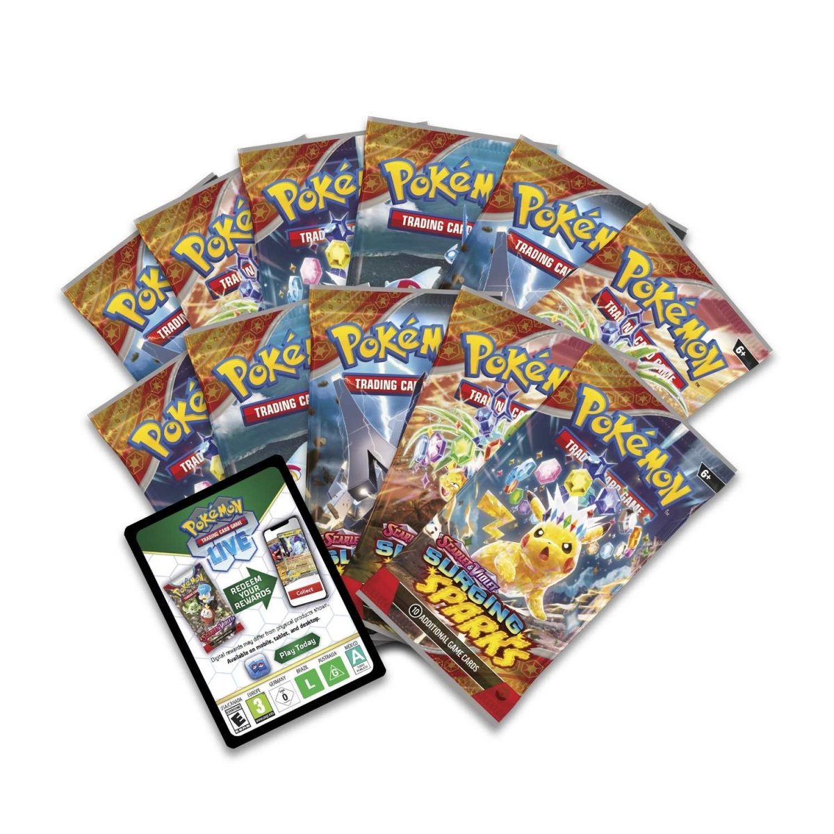 Surging Sparks Elite Trainer Box Pokemon Center - Image 3